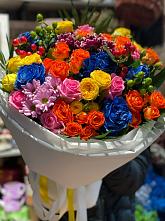 Букет цветов из:  Розы и Хризантемы #REPLACE_PRED# Москве